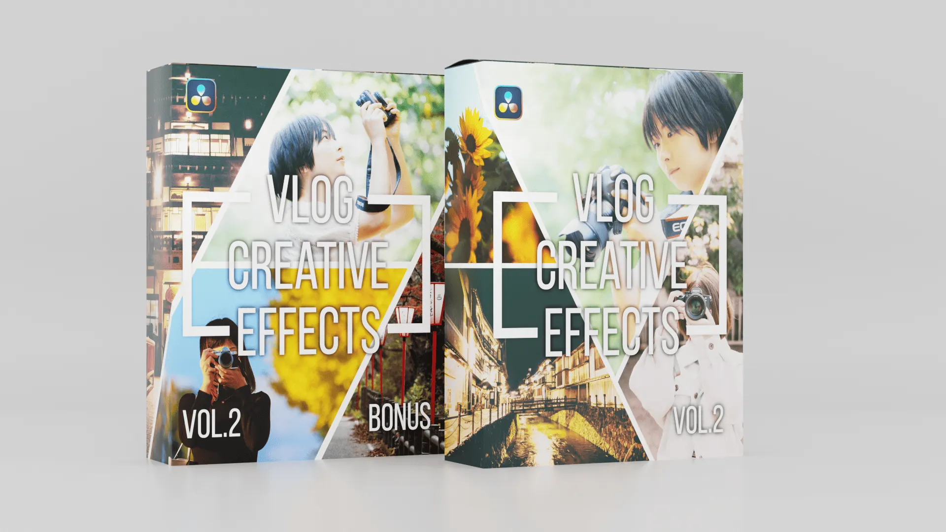 Vlogクリエイティブエフェクト2 パック サムネ