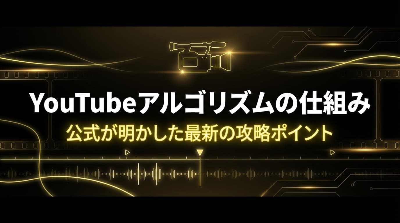YouTubeアルゴリズムの仕組み|公式が明かした最新の攻略ポイント