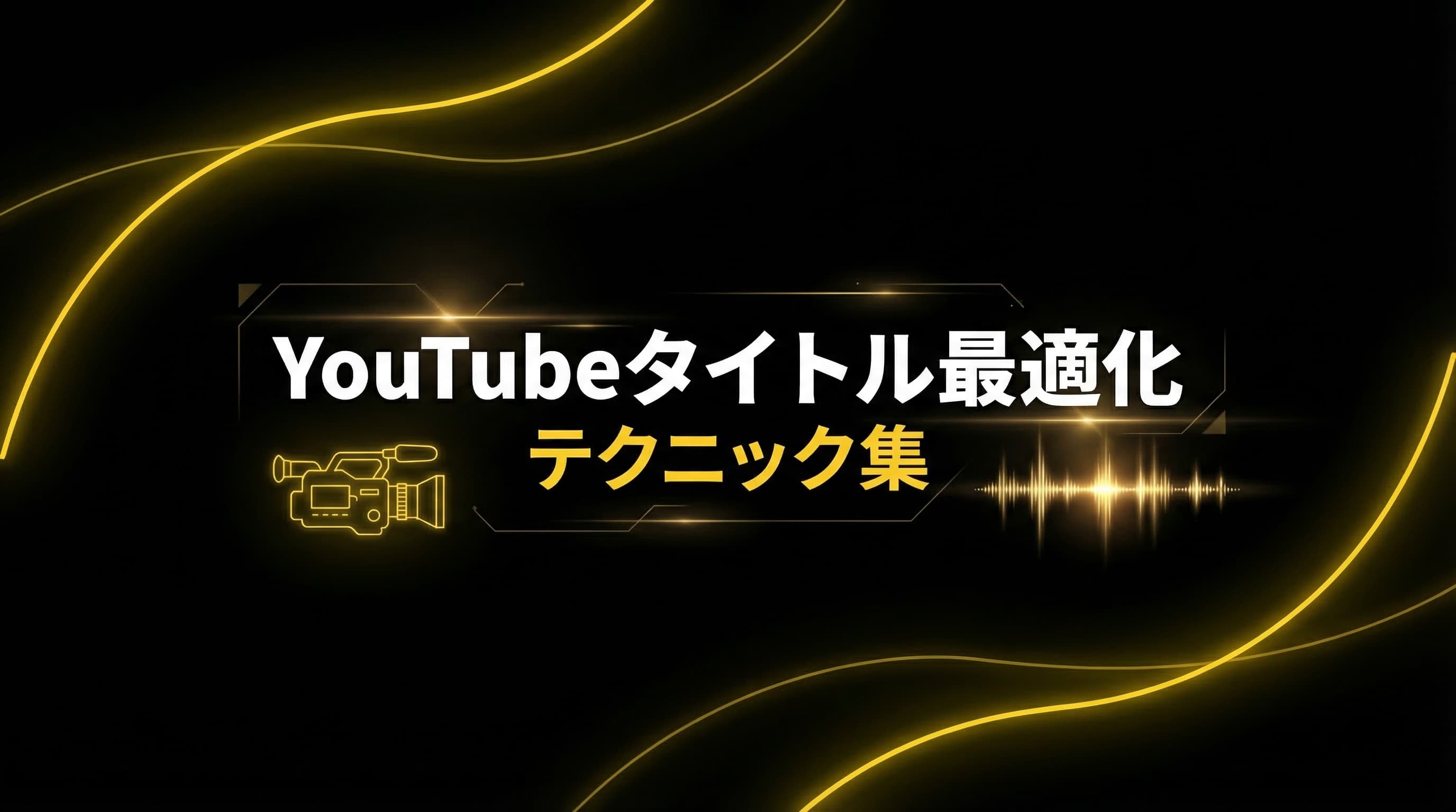 YouTubeタイトルの付け方|CTRが上がる10テンプレートとSEO最適化