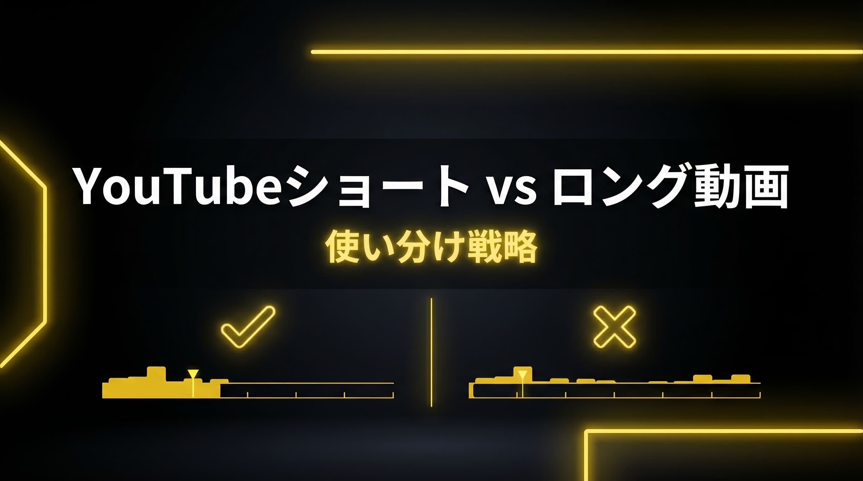 YouTubeショートとロング動画の使い分け戦略|ハイブリッド運用の実践法