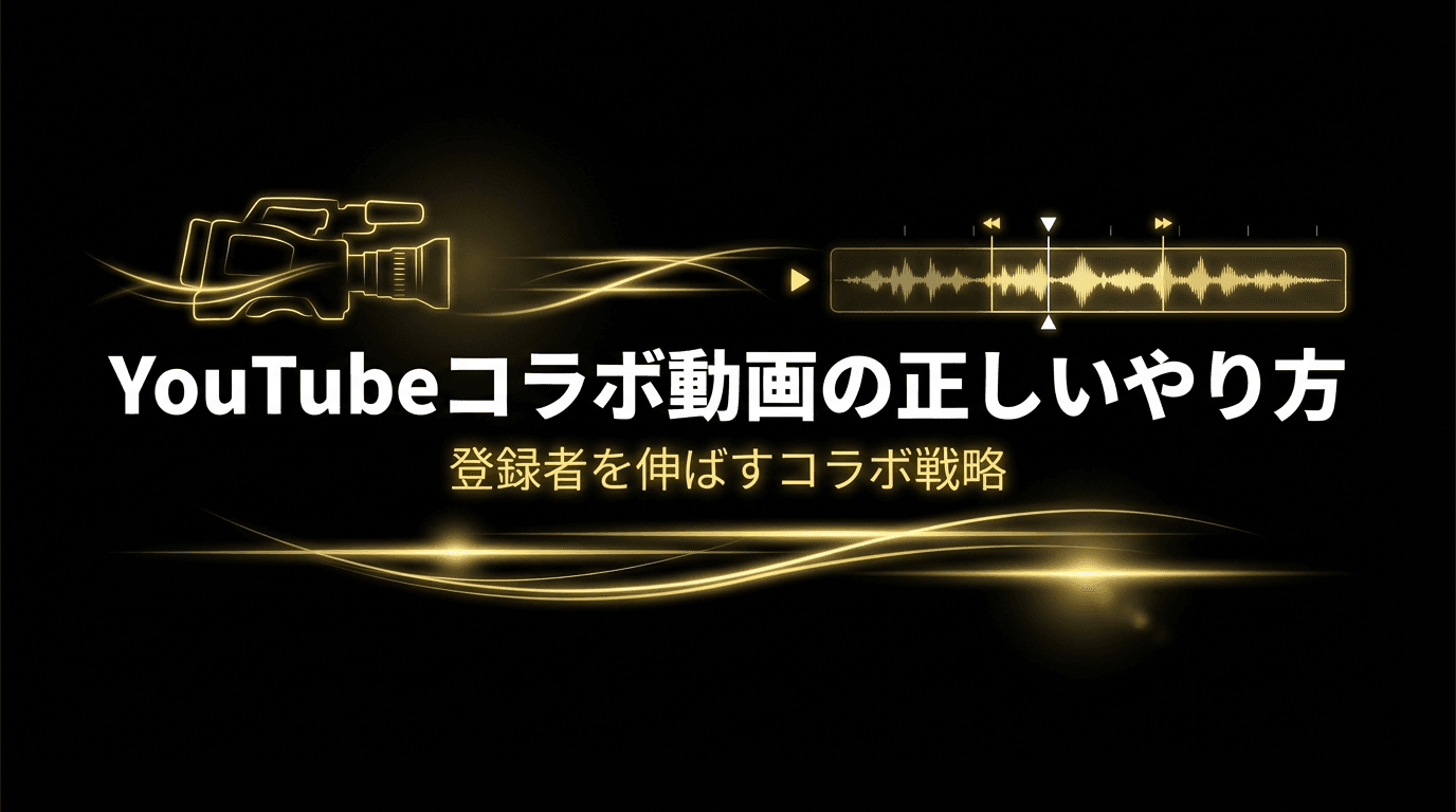 YouTubeコラボ動画の正しいやり方|登録者を伸ばすコラボ戦略